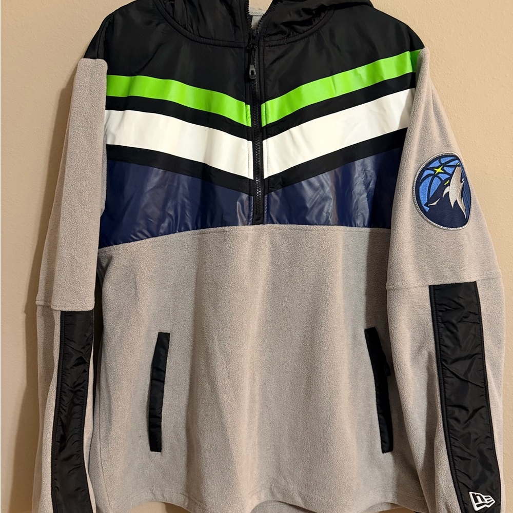 Minnesota Timberwolves NBA Quarter-Zip Pullover Hoodie